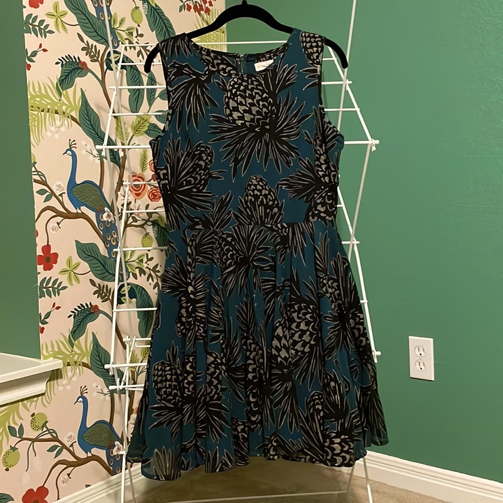 Emerald green A-Line Dress by Maison Jules
